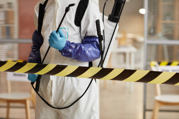 Professional Biohazard Cleanup technician working in Orestes, IN